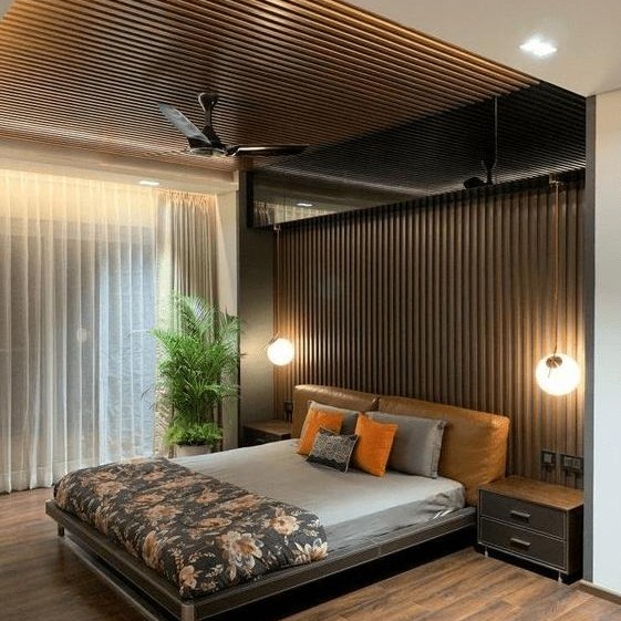 Luxury bedroom setup by best interior designers in Hyderabad
