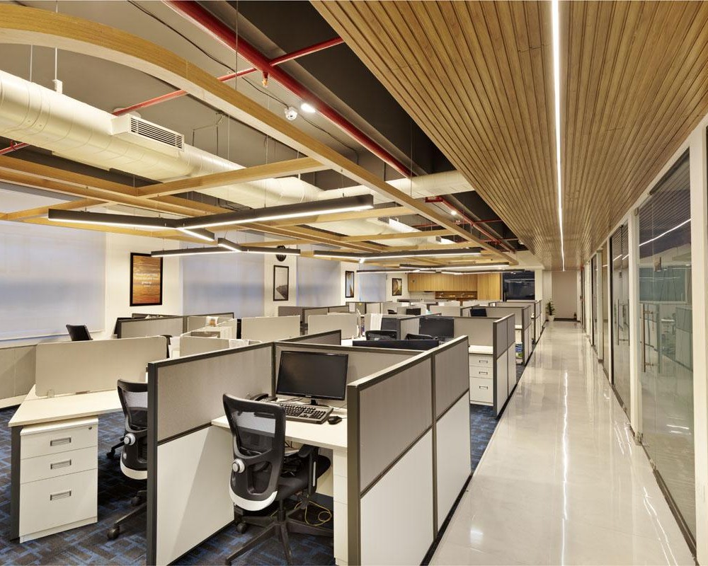 Corporate office interiors in Warangal Telangana modern workspace