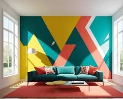 Contemporary wall paint designs for home decor