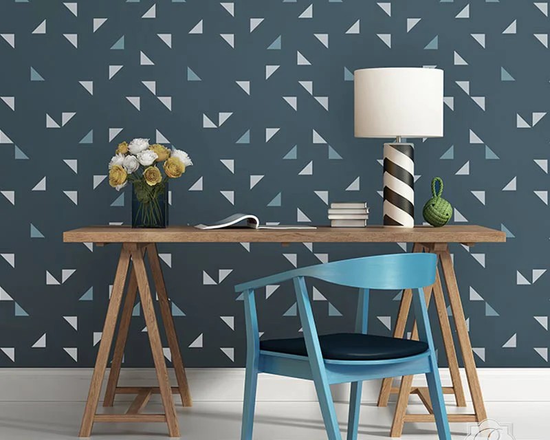stencil wall paint designs for home interiors