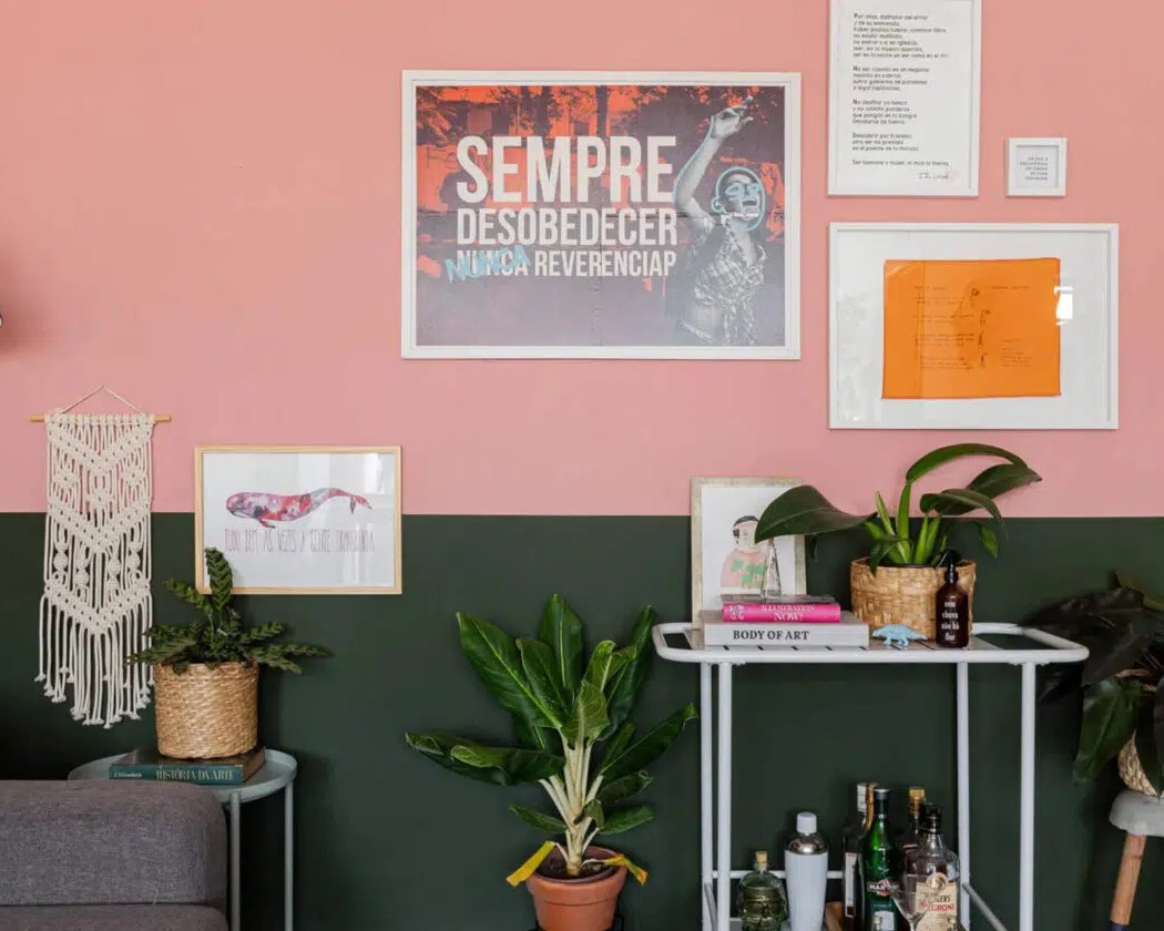 Earth tone wall paint designs for home interiors