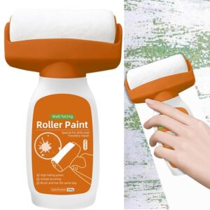 Wall Repair Paint Roller – Multipurpose Household DIY Renovation Tool for Water-Based Latex Paint | Seamless Crack Repair Roller for Walls | Ceilings – Easy